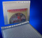 100 Kissenförmige Luftpolstertasche, Format B5, klar Transparent